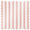 Lace Stripes, Coral - Motorised Roman Blind